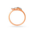 18KT Gold Peacock-Inspired Finger Ring,,hi-res image number null