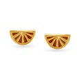 Lemon Emoticon Stud Earrings for Kids,,hi-res image number null