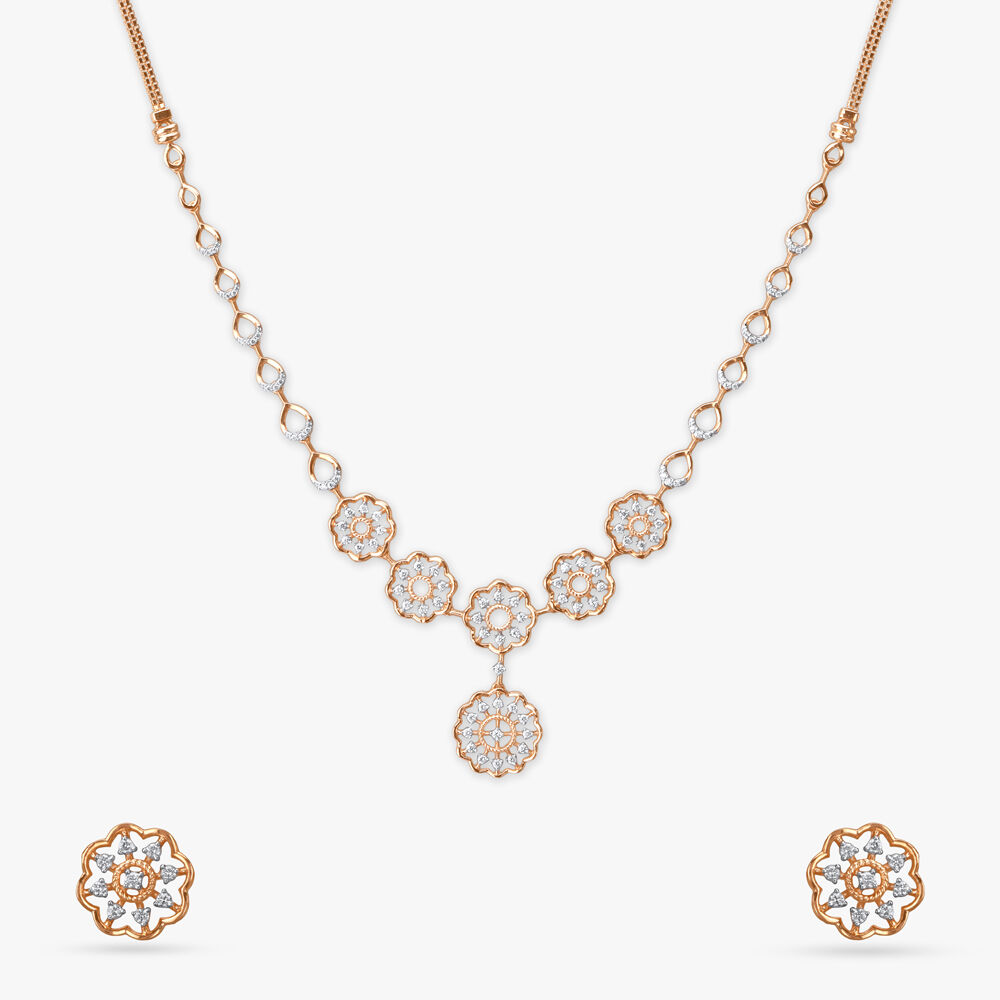 Buy Diamond Necklace Set for Women Online Tanishq