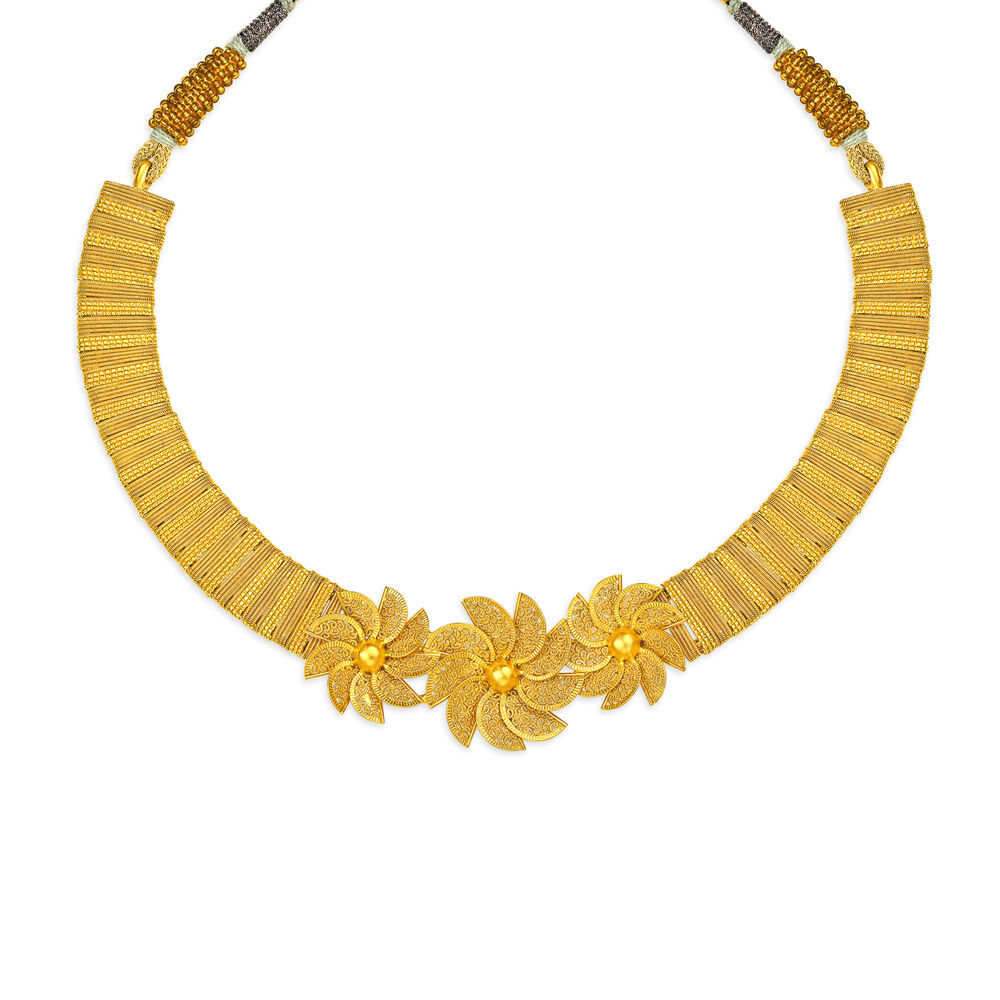 Glamorous Gold Necklace Set for the Bihari Bride