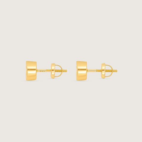 Pure Gleam Polki Stud Earrings