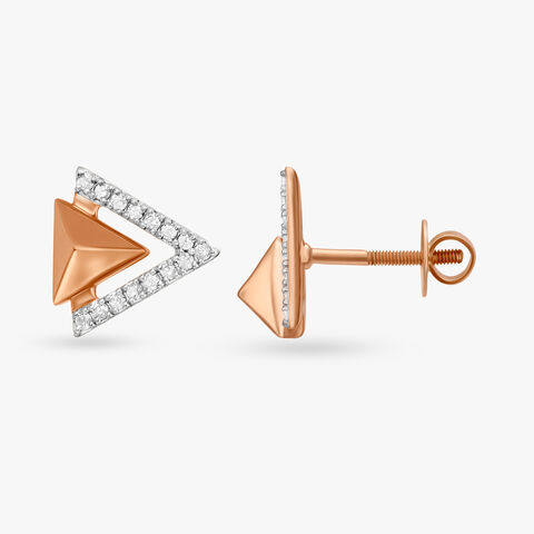 Triangle Stud Earrings
