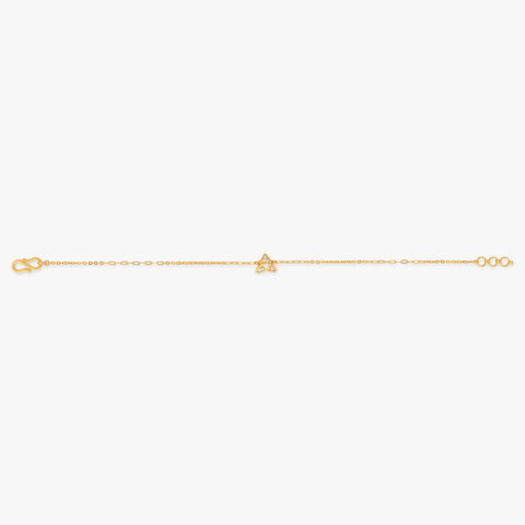 Trinity Spark Gold Bracelet