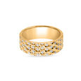 18KT Yellow Gold Pattern Band Ring,,hi-res image number null