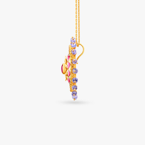 Timeless Bloom Gold Pendant