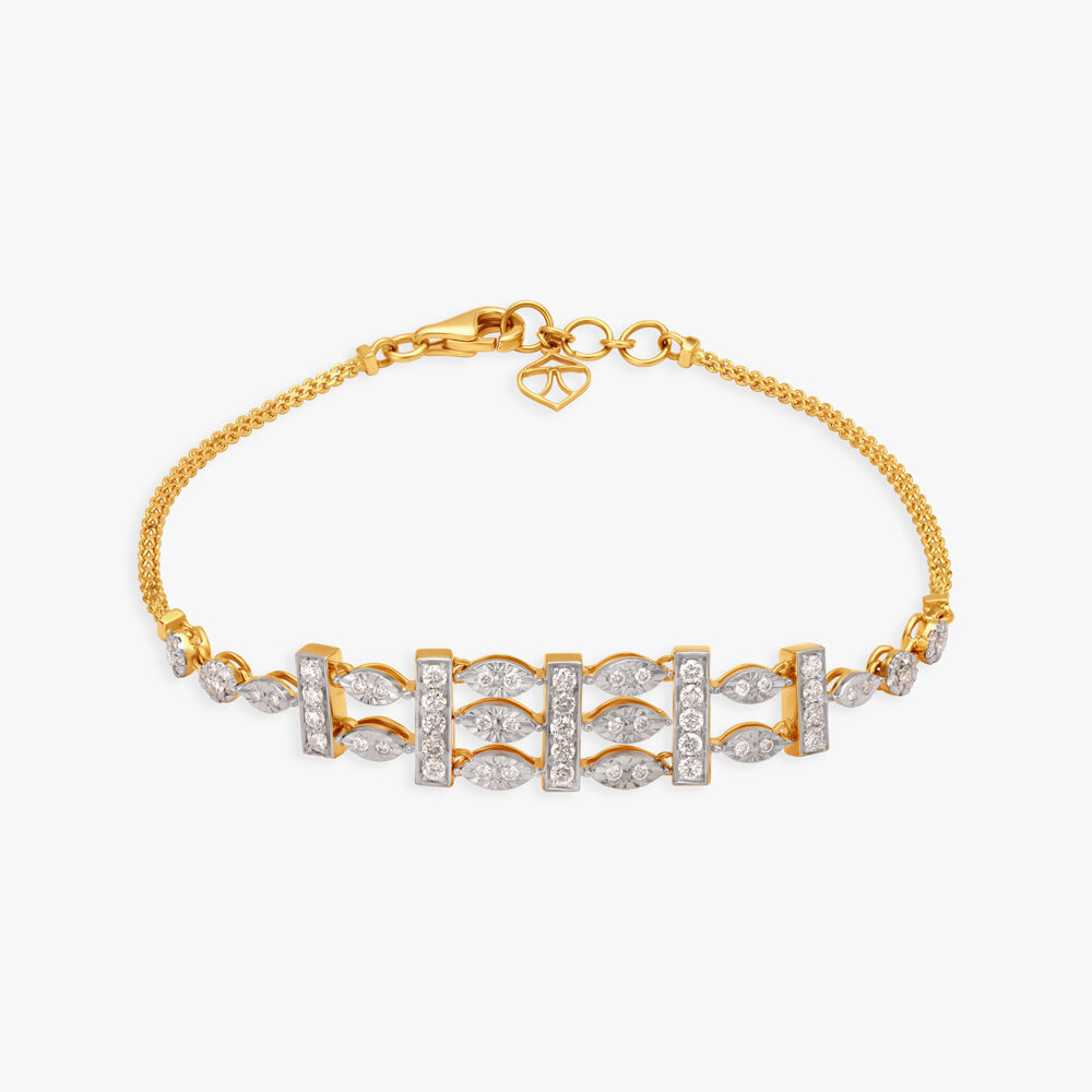 Flamboyant Diamond Bracelet