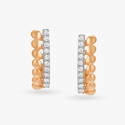 Easy Glam Diamond Stud Earrings