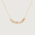 Charm of Cheer 14kt Navratna Necklace,,hi-res image number null