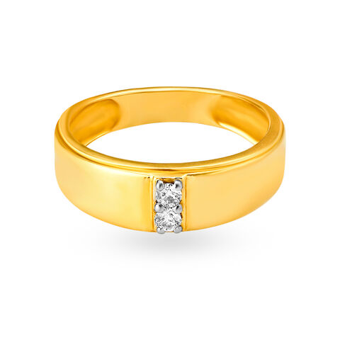 Edgy Elegant Diamond Ring for Men