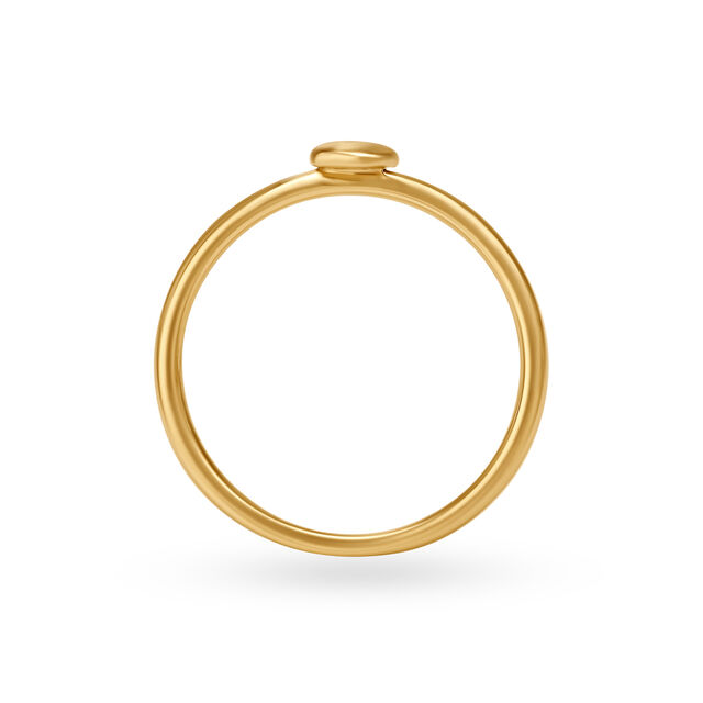 14KT Yellow Gold Heart-Shaped Finger Ring,,hi-res image number null