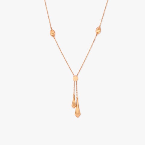 Angular Grace Gold Necklace