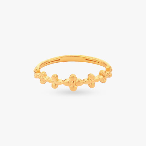 Clover Trail Gold Ring
