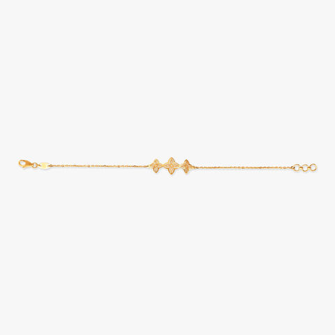 Petal Trio Gold Bracelet