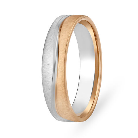 Captivating Platinum and Rose Gold Ring