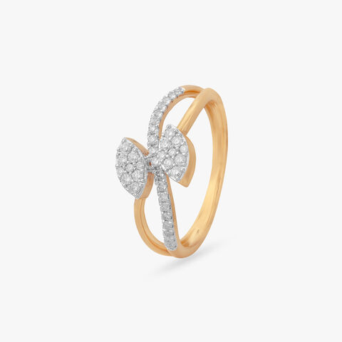 Twined Marquise Diamond Ring