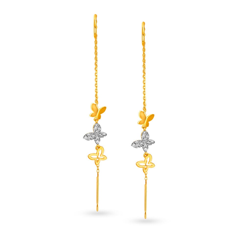 Sui dhaga earrings top in tanishq