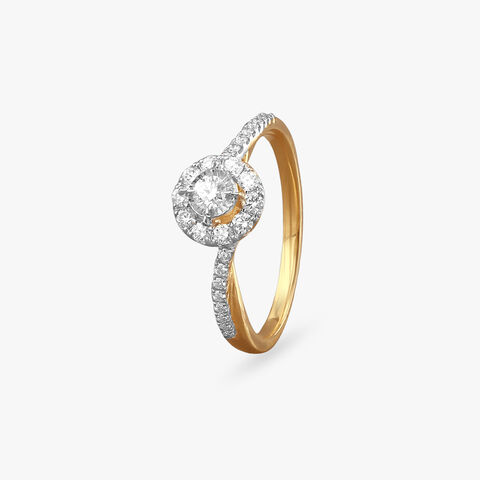 Classic Crown Diamond Ring
