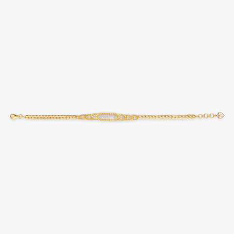 Mesh Gleam Diamond Bracelet