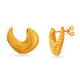 Swirling Gold Stud Earrings,,hi-res image number null