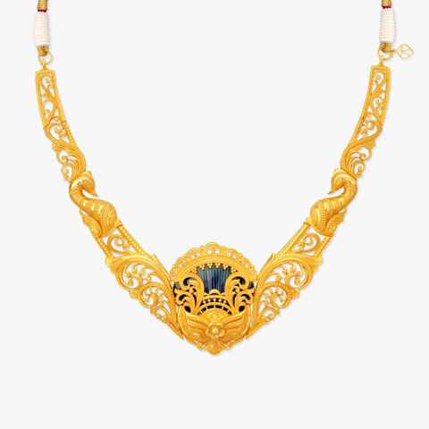 Dusk Reverie Gold Necklace Set