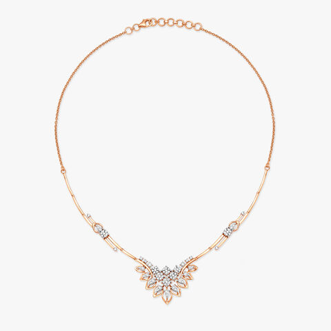 Festive Splendor Diamond Necklace Set