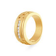 Contemporary Bold Diamond Ring for Men,,hi-res image number null