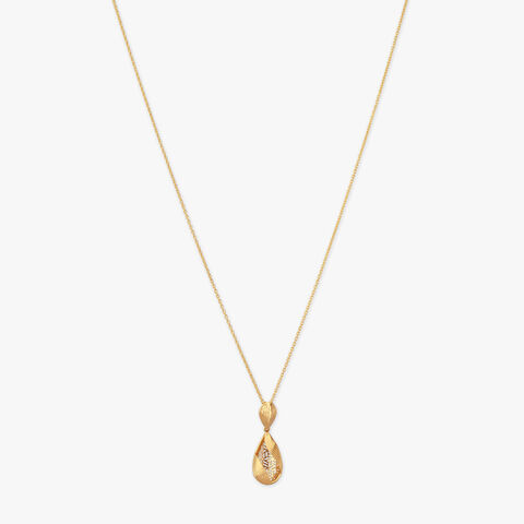 Drop Bloom Gold Necklace