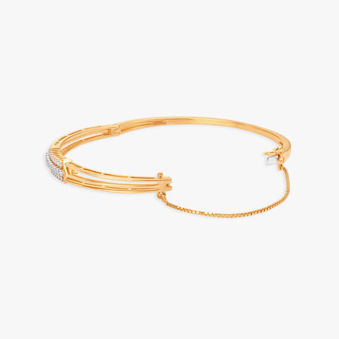 Graceful Allure Diamond Bangle