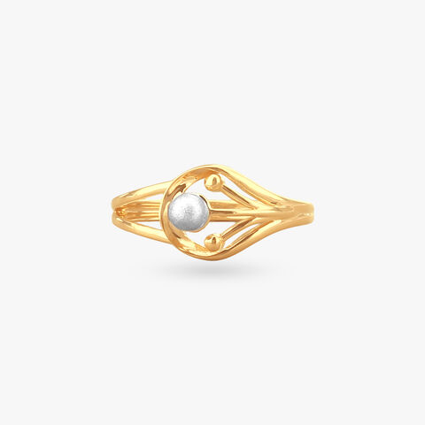 Radiant Bloom Gold Ring