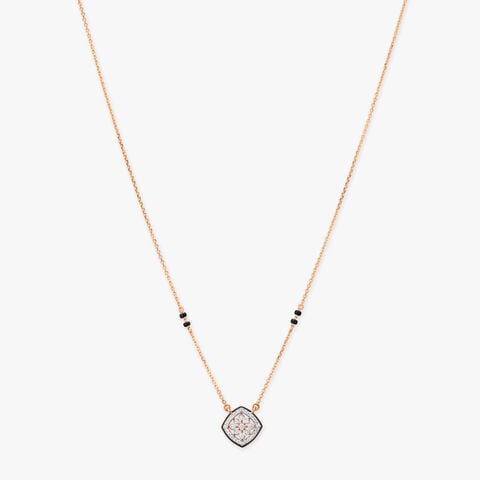 Bloom Frame Diamond Mangalsutra