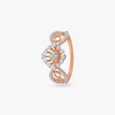 Infinity Bloom Diamond Ring