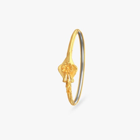 Urban Bloom Gold Bangle