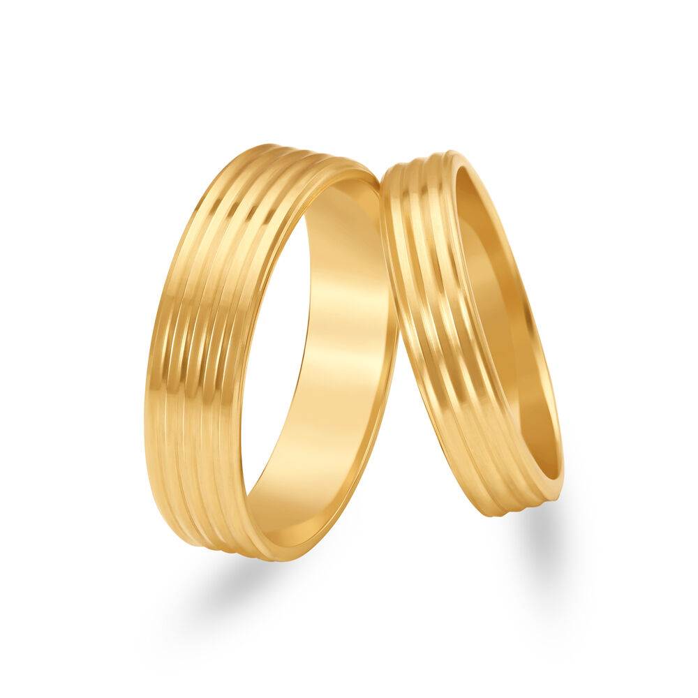 Alluring 22 Karat Gold Beaded Finger Ring