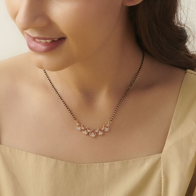 Contemporary Abstract Mangalsutra,,hi-res image number null