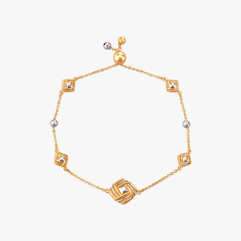 Linear Luxe Gold Bracelet