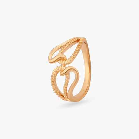 Bold Loop Gold Ring