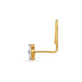 Classic Petite Gold and Diamond Nose Pin,,hi-res image number null