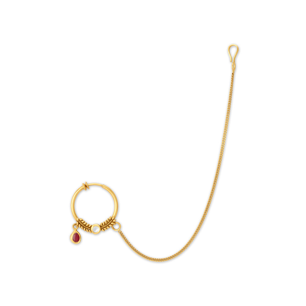 Bridal nose ring gold clearance tanishq