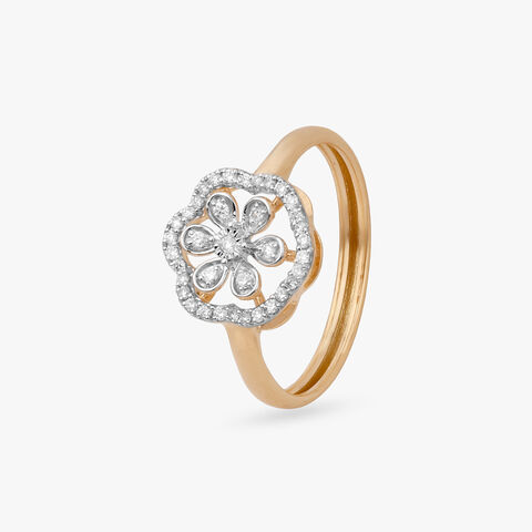 Bloom Medallion Diamond Ring