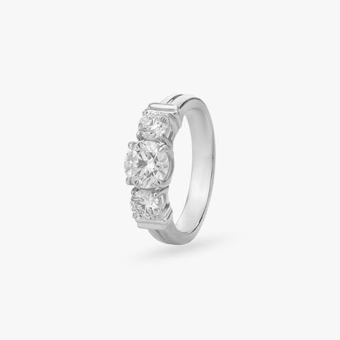 Timeless Trilogy Solitaire Ring