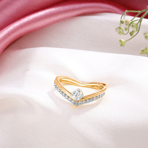 Serenity Stackable Multipurpose Solitaire Finger Ring