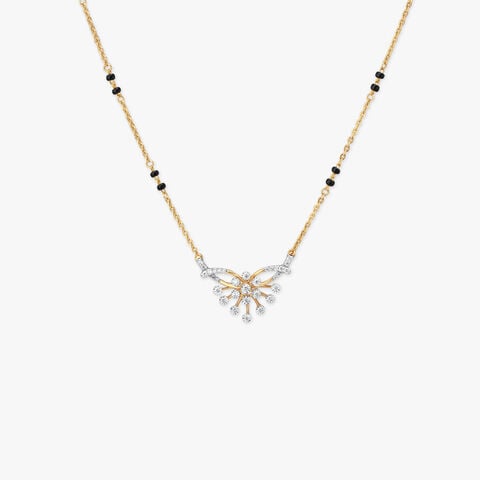 Winged Grace Diamond Mangalsutra
