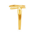Charming 22 Karat Yellow Gold Butterfly Finger Ring,,hi-res image number null