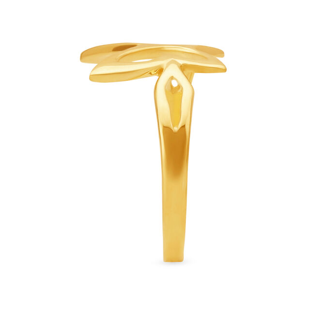 Charming 22 Karat Yellow Gold Butterfly Finger Ring,,hi-res image number null