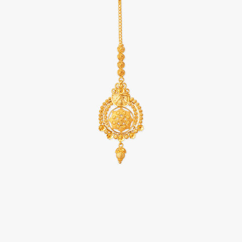 Serene Grace Gold Maang Tikka