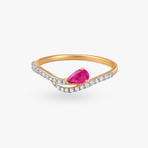 Blushing Radiance Diamond Finger Ring