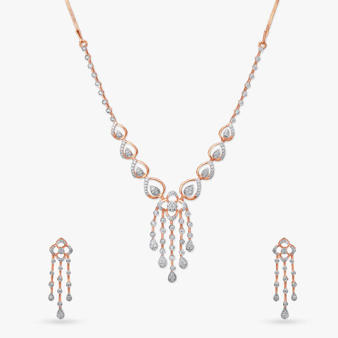 Luminous Lines Diamond Necklace Set