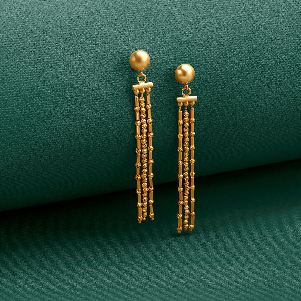 Tanishq long earrings new arrivals