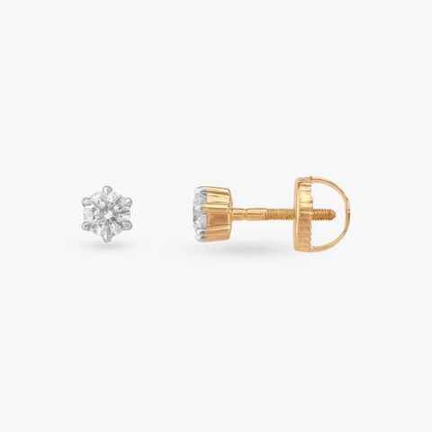 Eternal Brilliance Solitaire Stud Earrings