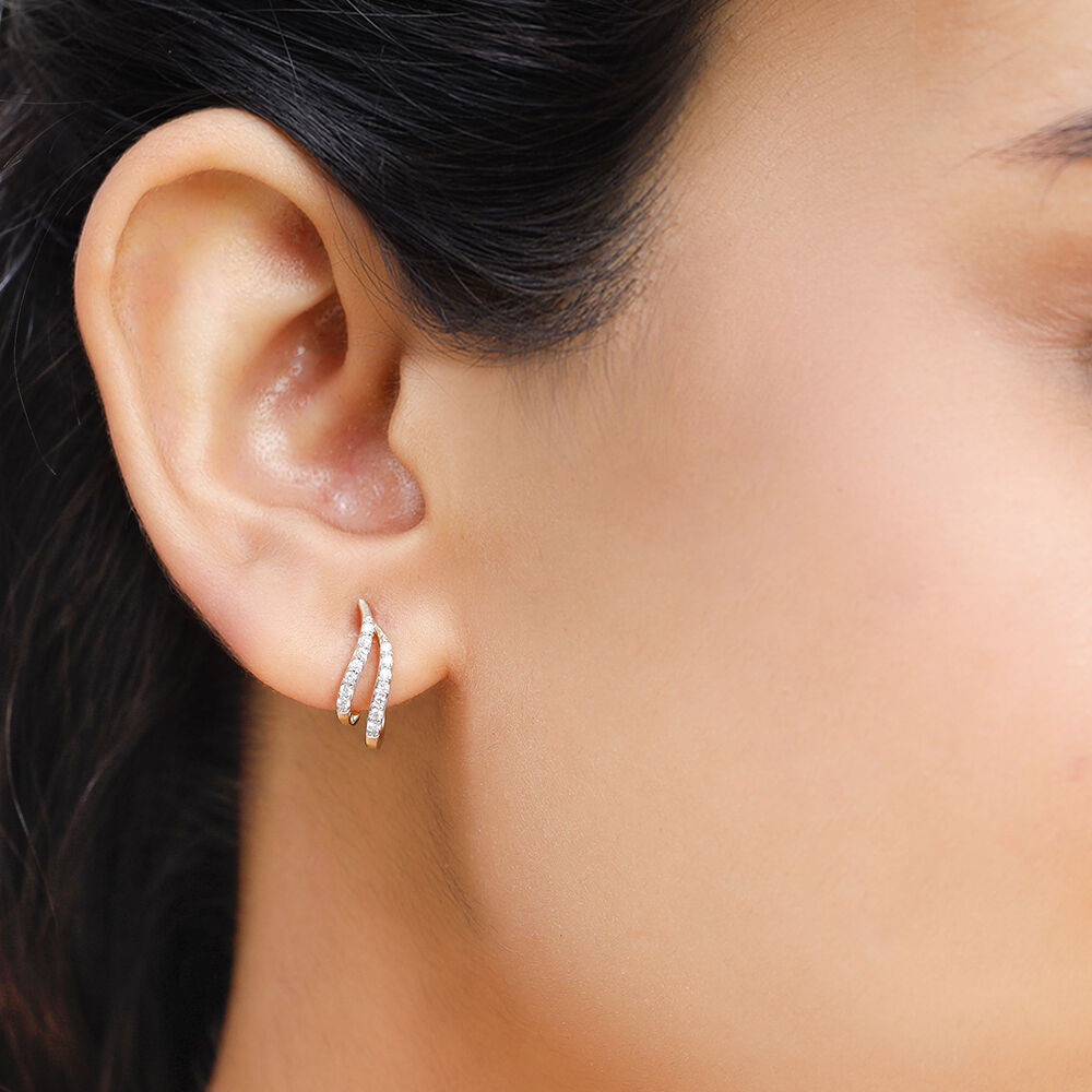 Diamond Hoop Earrings | Blue Nile